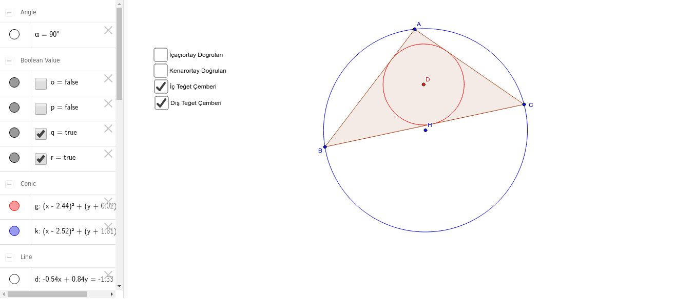 GeoGebra Applet