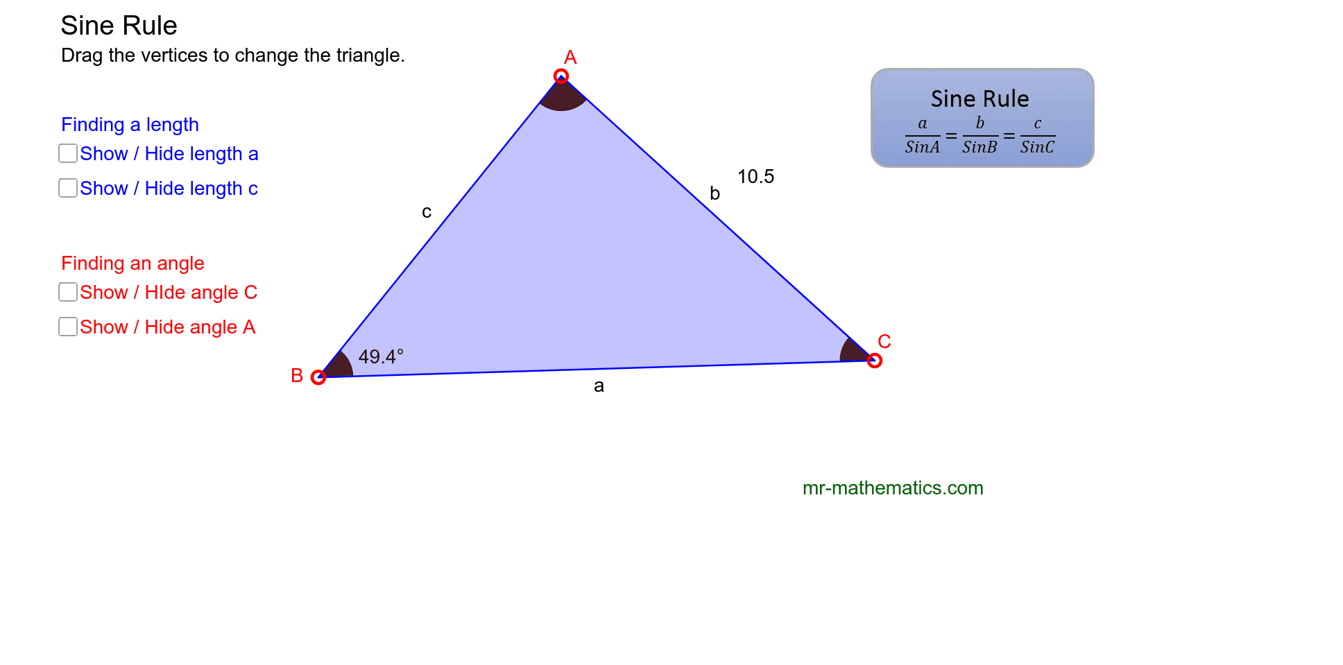 GeoGebra Applet