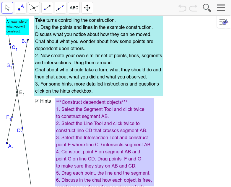 GeoGebra Applet