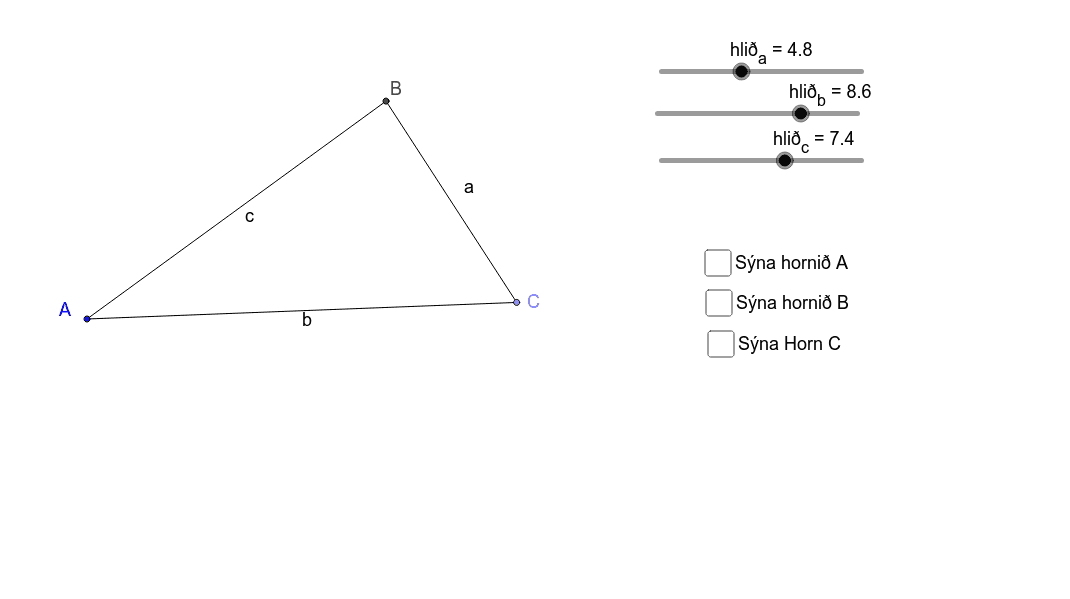 GeoGebra Applet