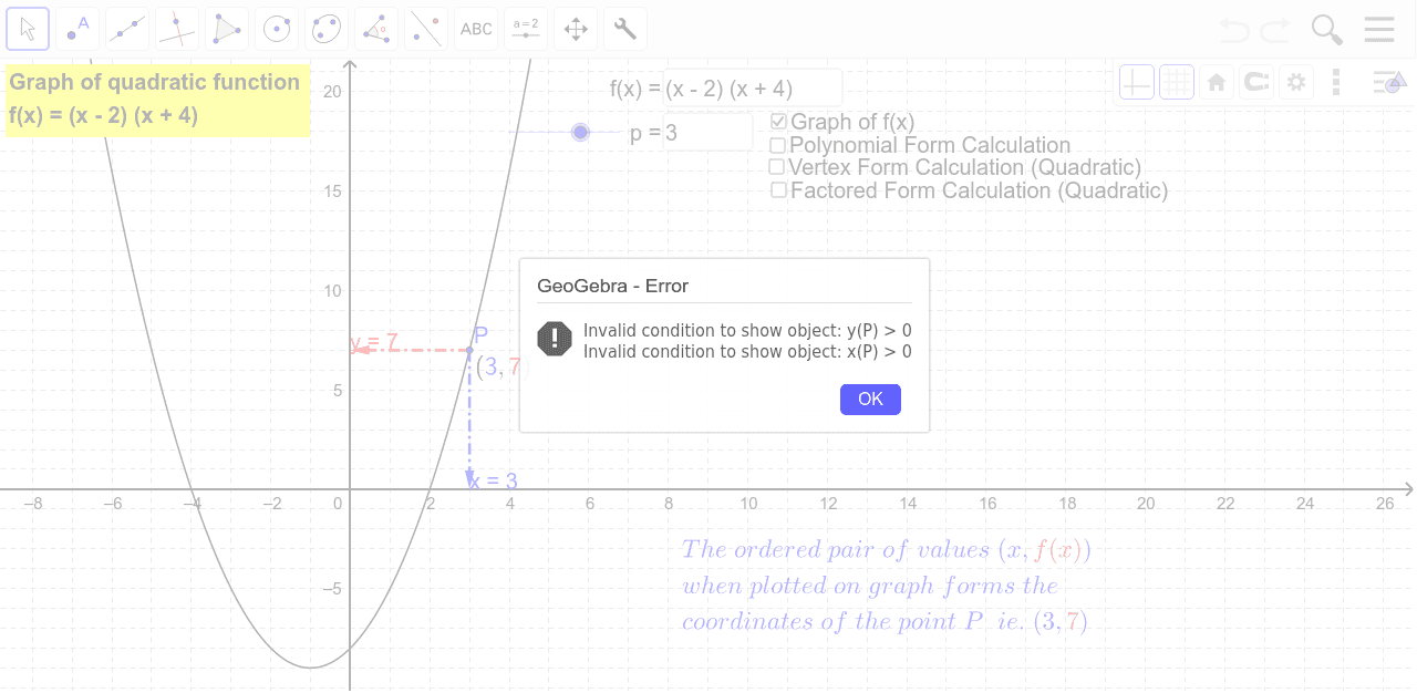 GeoGebra Applet
