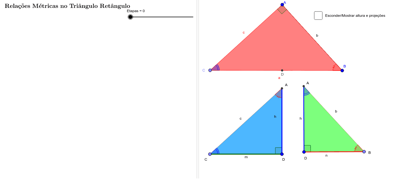 Pin em Aulas de Relações MétricasnoTriânguloRetângulo🧠📚