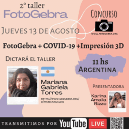 Taller: FOTOGebra+COVID-19+Impresion3D