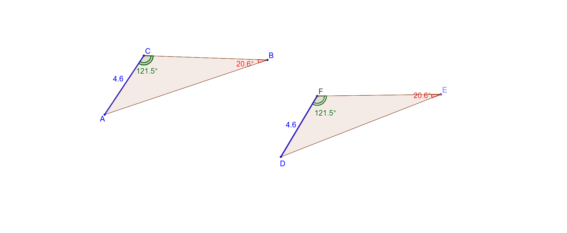 Congruent Triangles Exploration 5 GeoGebra