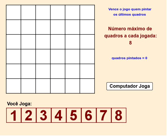 Jogo da pintura de quadrinhos – GeoGebra