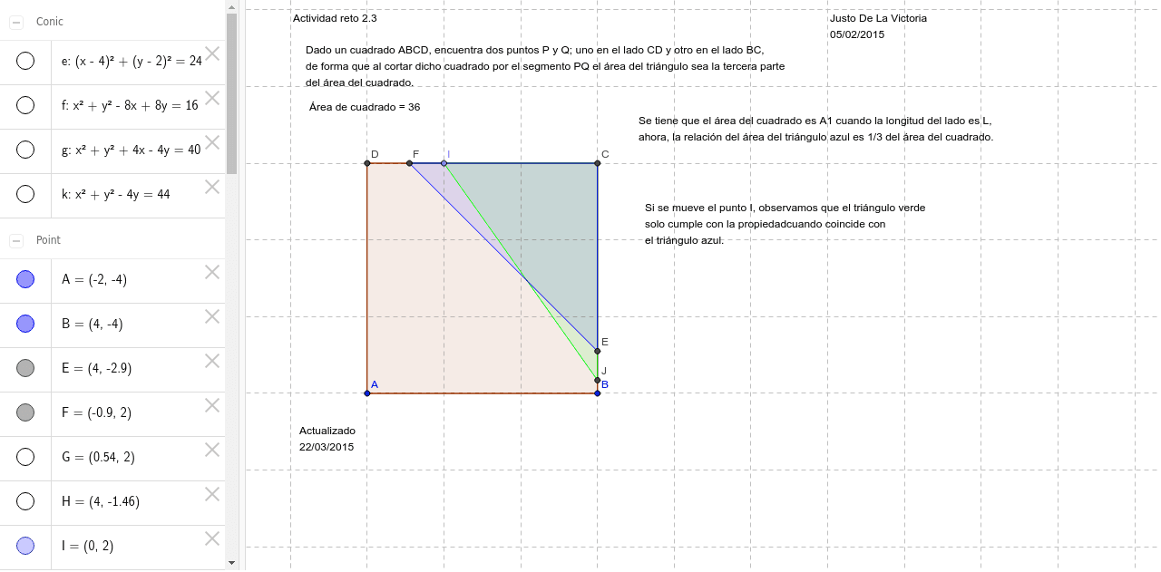 GeoGebra Applet