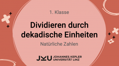 Dividieren durch dekadische Einheiten