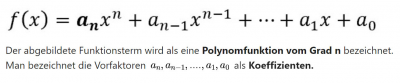 Polynomfunktion n-ten Grades