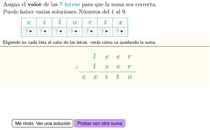SUMA DE PALABRAS