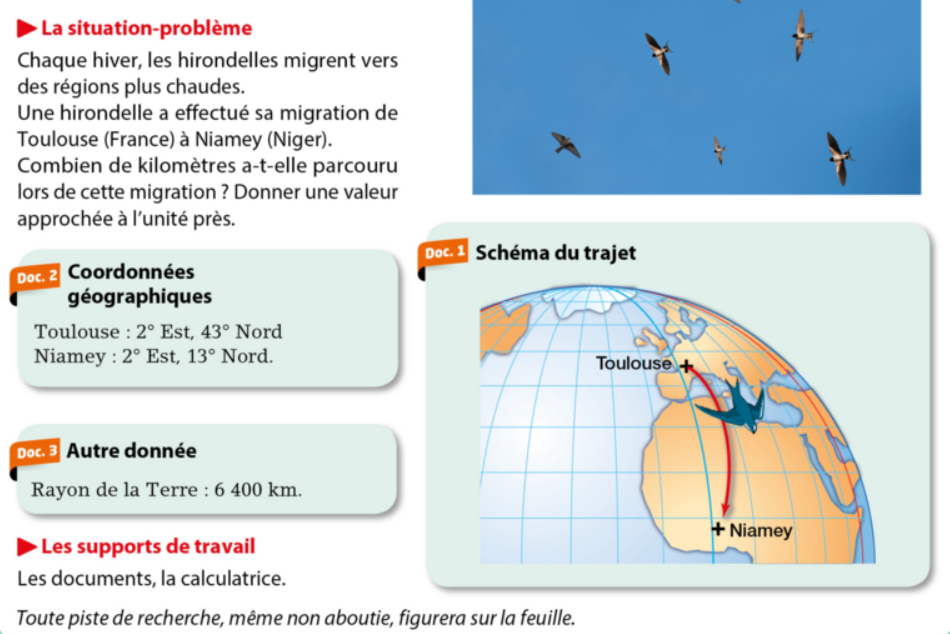 Exercice : Migration vers le sud