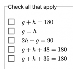 Solving for Unknown Angles: IM 7.7.4