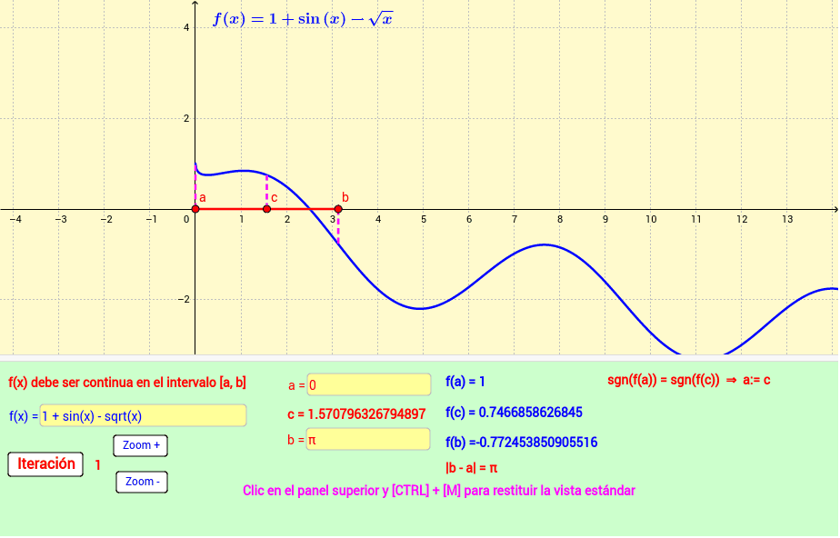 GeoGebra Applet