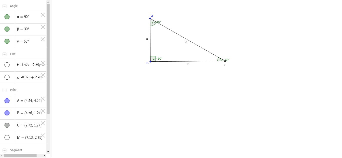 Triangle 30 60 90 Geogebra Triangle 30 60 90 Geogebra