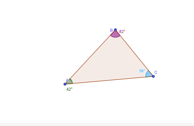 Triangle Sum Theorem Discovery – GeoGebra
