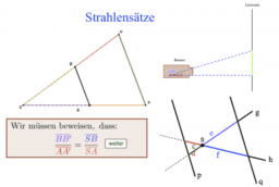 Strahlensätze - Lernumgebung