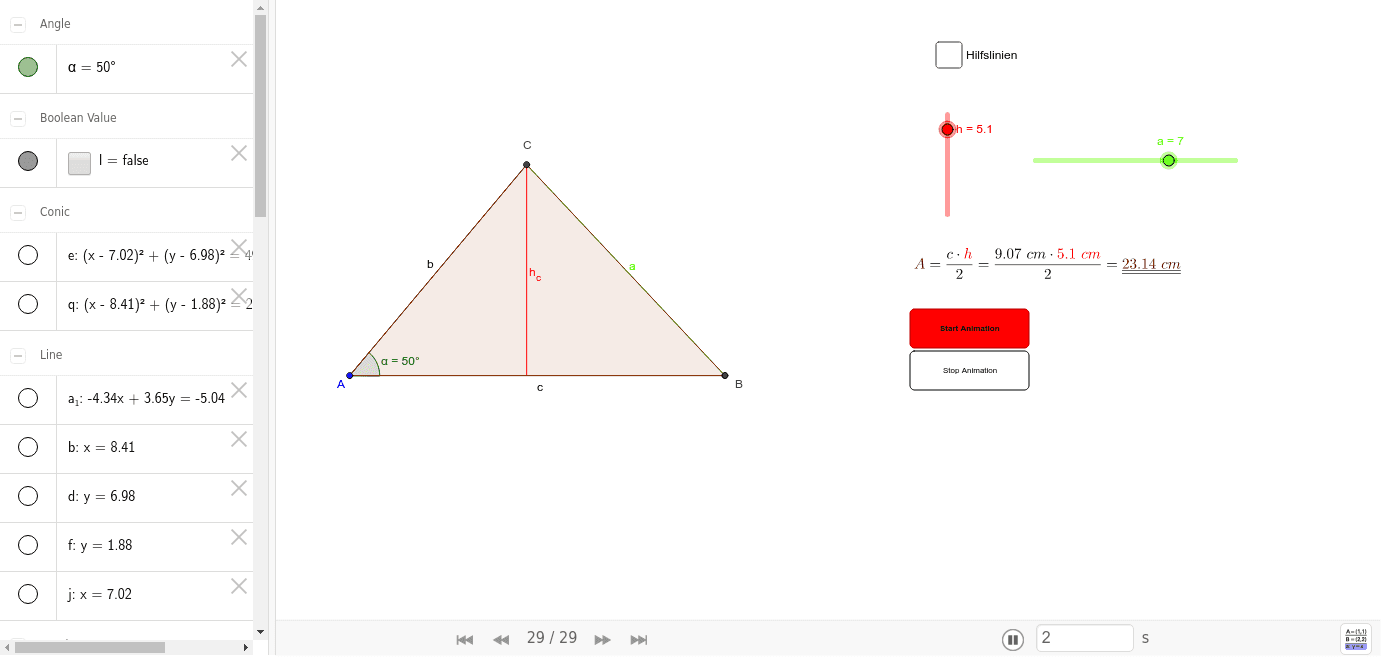 GeoGebra Applet