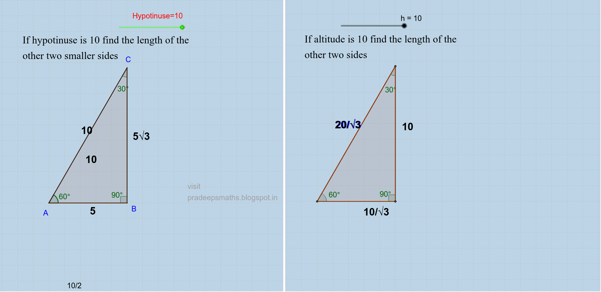GeoGebra Applet