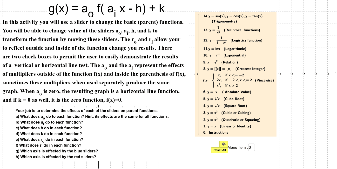GeoGebra Applet