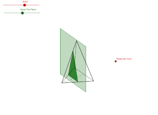 a plane intersecting a