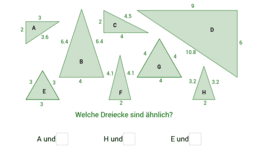 Jahrgang 9: Strahlensatz entdecken und anwenden