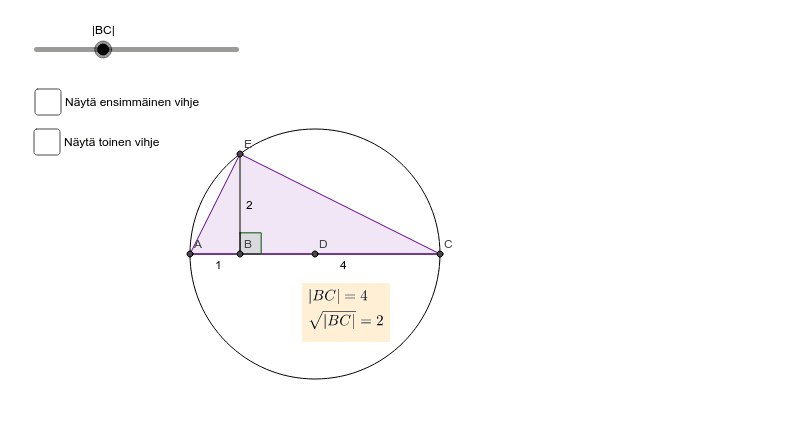 GeoGebra Applet