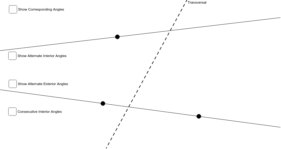 Naming Angle Pair Positions Geogebra