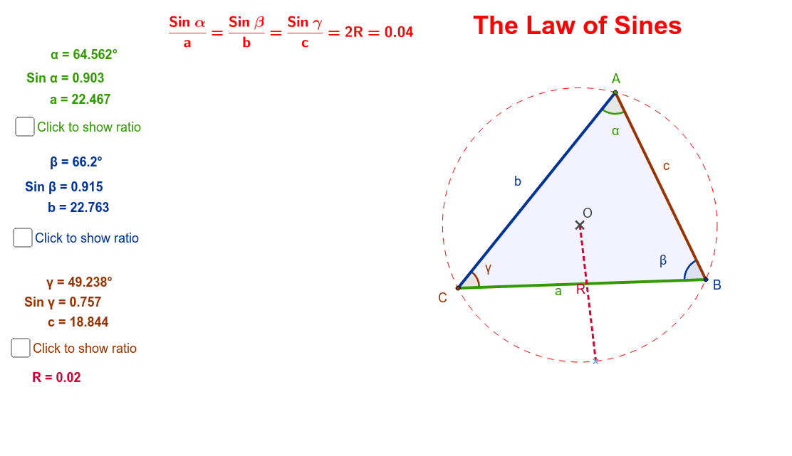 GeoGebra Applet