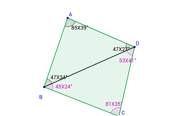 Sum Of Interior Angles Of A Quadrilateral Is 360 Degrees