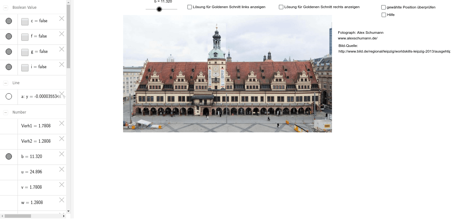 GeoGebra Applet