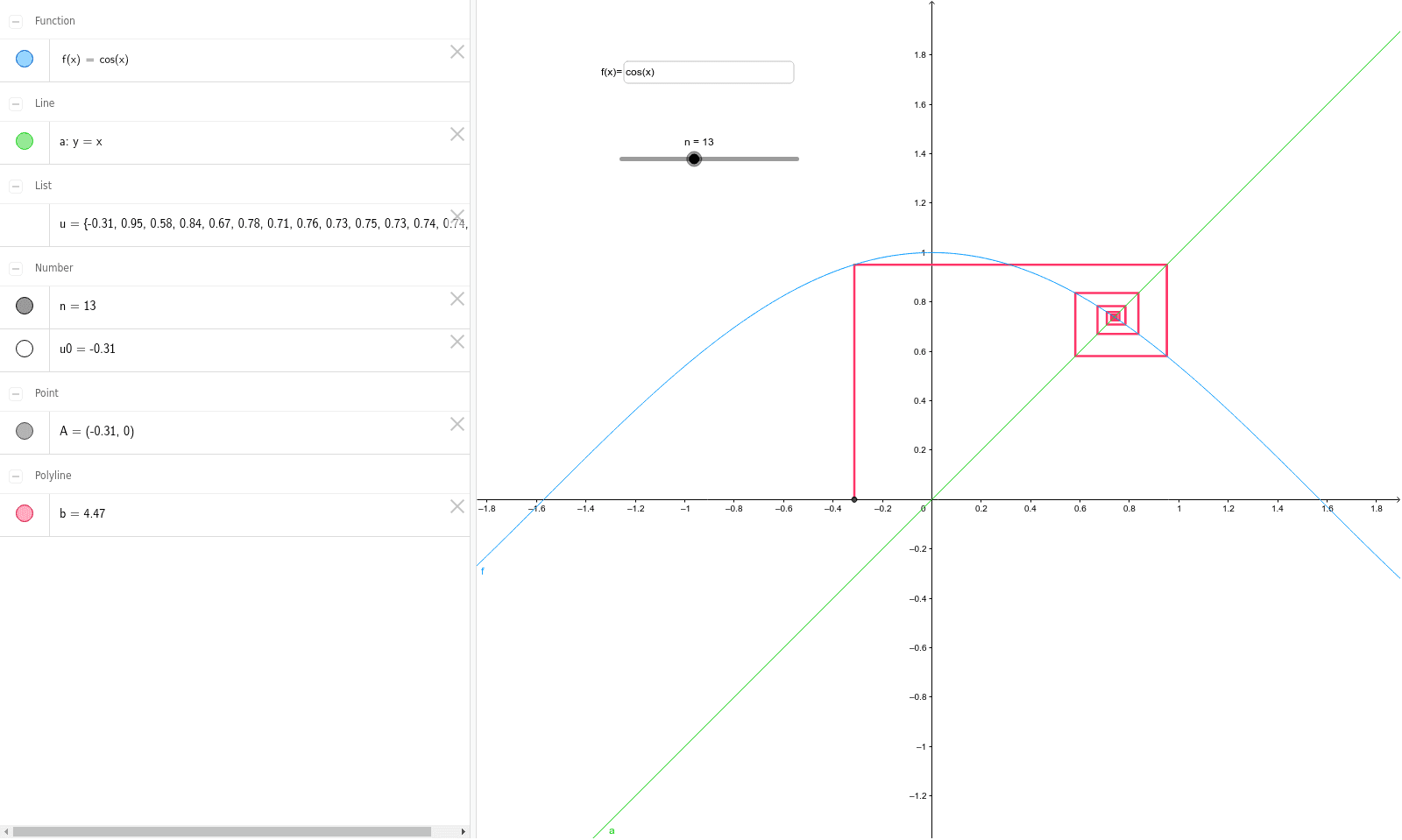GeoGebra Applet