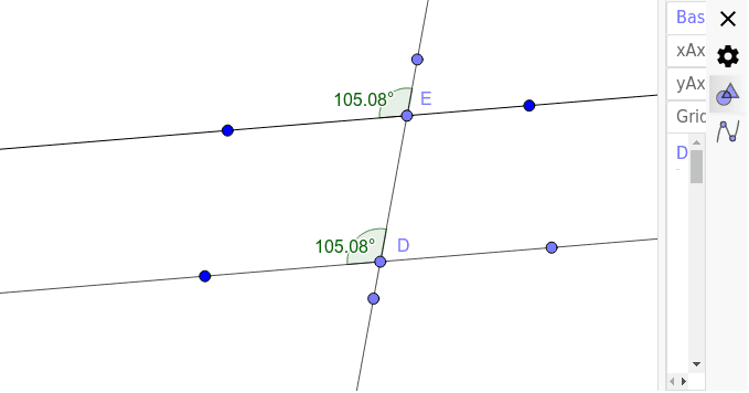 Converse Angles Postulate –