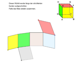 Netz geometrischer Körper