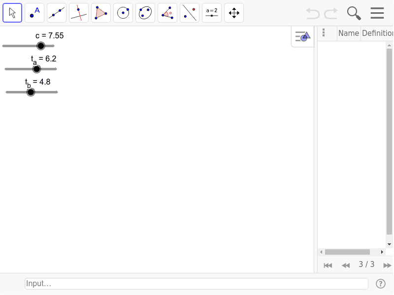GeoGebra Applet