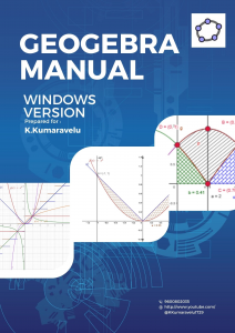 GeoGebra Manual - Windows Version