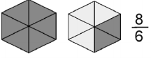 REPRESENTACIÓN DE FRACCIONES IMPROPIAS