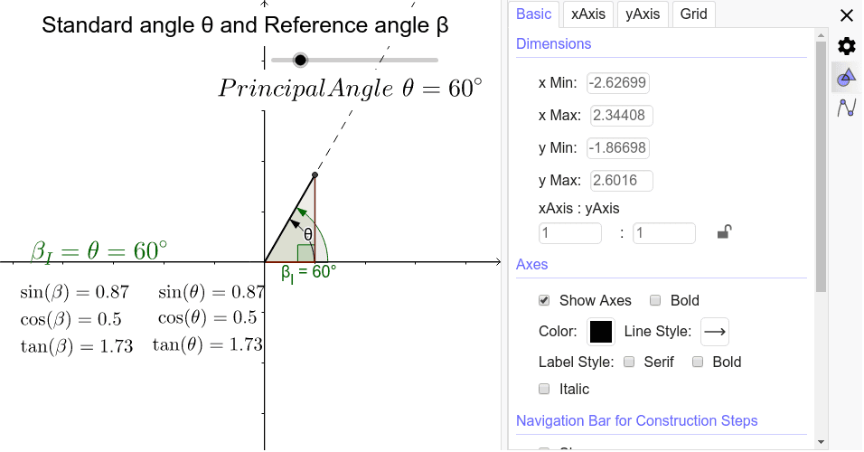 GeoGebra Applet