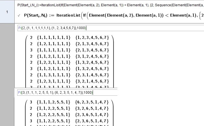 P(Start_i, N_i), CAS user-function