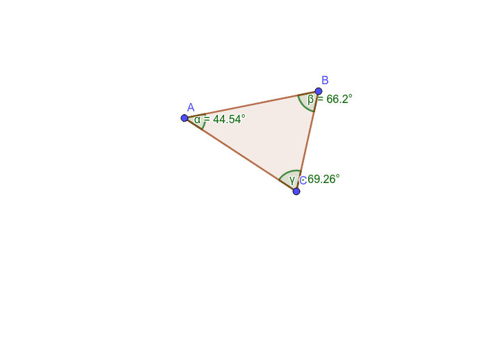 Triangle Sum Theorem Exploration – GeoGebra