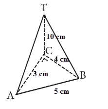 [justify][size=100][b][i][/i][/b][/size][/justify][size=100][justify][b][i]Penyelesaian:[/i][/b]
Diketahui:
Alas Segitiga ABC
AC= 3 cm
BC= 4 cm
AB= 5 cm
Tinggi Limas = 10 cm

Ditanya:
Berapakah Luas Permukaan Piramida tersebut?

[b][i]Jawab:
[/i][/b][b]1. Luas Alas (Segitiga ABC):[/b]
Karena kita mengetahui panjang ketiga sisi segitiga alas (3 cm, 4 cm, dan 5 cm), kita dapat menggunakan rumus Heron untuk mencari luasnya. Pertama, hitung semi-perimeter (s):
[math]s=\frac{ac+bc+ab}{2}=\frac{\left(3+4+5\right)}{2}=6cm[/math]
Kemudian, gunakan rumus Heron untuk luas (L.alas):
[math]L.alas=\sqrt{s\left(s-ac\right)\left(s-bc\right)\left(s-ab\right)}[/math]
[math]L.alas=\sqrt{6\left(6-3\right)\left(6-4\right)\left(6-5\right)}[/math]
[math]L.alas=\sqrt{6\times\left(3\right)\times\left(2\right)\times\left(1\right)}[/math]
[math]L.alas=\sqrt{36}=6cm^2[/math]

[b]2. Luas Sisi Tegak:[/b]
Piramida ini memiliki tiga sisi tegak yang berbentuk segitiga: TAB, TBC, dan TAC. Kita perlu menghitung luas masing-masing segitiga ini. Kita sudah mengetahui tinggi masing-masing sisi tegak dari titik T ke alas (10 cm). Kita juga mengetahui panjang alas dari masing-masing segitiga tegak (AB = 5 cm, BC = 4 cm, AC = 3 cm).
[b]Luas Segitiga TAB (L.TAB):[/b]
[math]L.TAB​=\frac{1}{2}×alas×tinggi=\frac{1}{2}​×AB×tinggipiramida=\frac{1}{2}​×5×10=25cm^2[/math]
[b]Luas Segitiga TBC (L.TBC):[/b]
[math]L.TBC​=\frac{1}{2}​×alas×tinggi=\frac{1}{2}​×BC×tinggipiramida=\frac{1}{2}​×4×10=20cm^2[/math]
[b]Luas Segitiga TAC (L.TAC):[/b]
[math]L.TAC​=\frac{1}{2}​×alas×tinggi=\frac{1}{2}​×AC×tinggipiramida=\frac{1}{2}×3×10=15cm2[/math]
[b]3. Luas Permukaan Total (L.total):[/b]
Jumlahkan luas alas dan luas ketiga sisi tegak:
[math]L.total​=L.alas​+L.TAB​+L.TBC​+L.TAC​=6+25+20+15=66cm^2[/math]
Jadi, luas permukaan piramida tersebut adalah [math]66cm^2[/math]​.



Sebelum masuk ke latihan soal, yuk tonton video pembelajaran terkait Luas Permukaan Limas segilima berikut di YouTube:[/justify][/size]