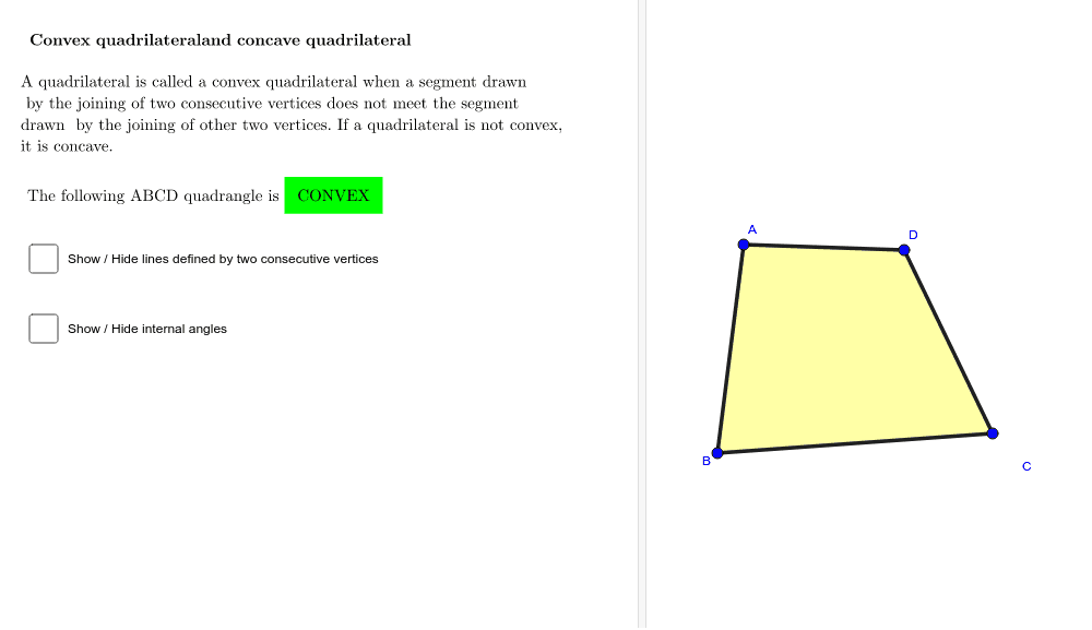 QuadrilateralBasic Notions GeoGebra