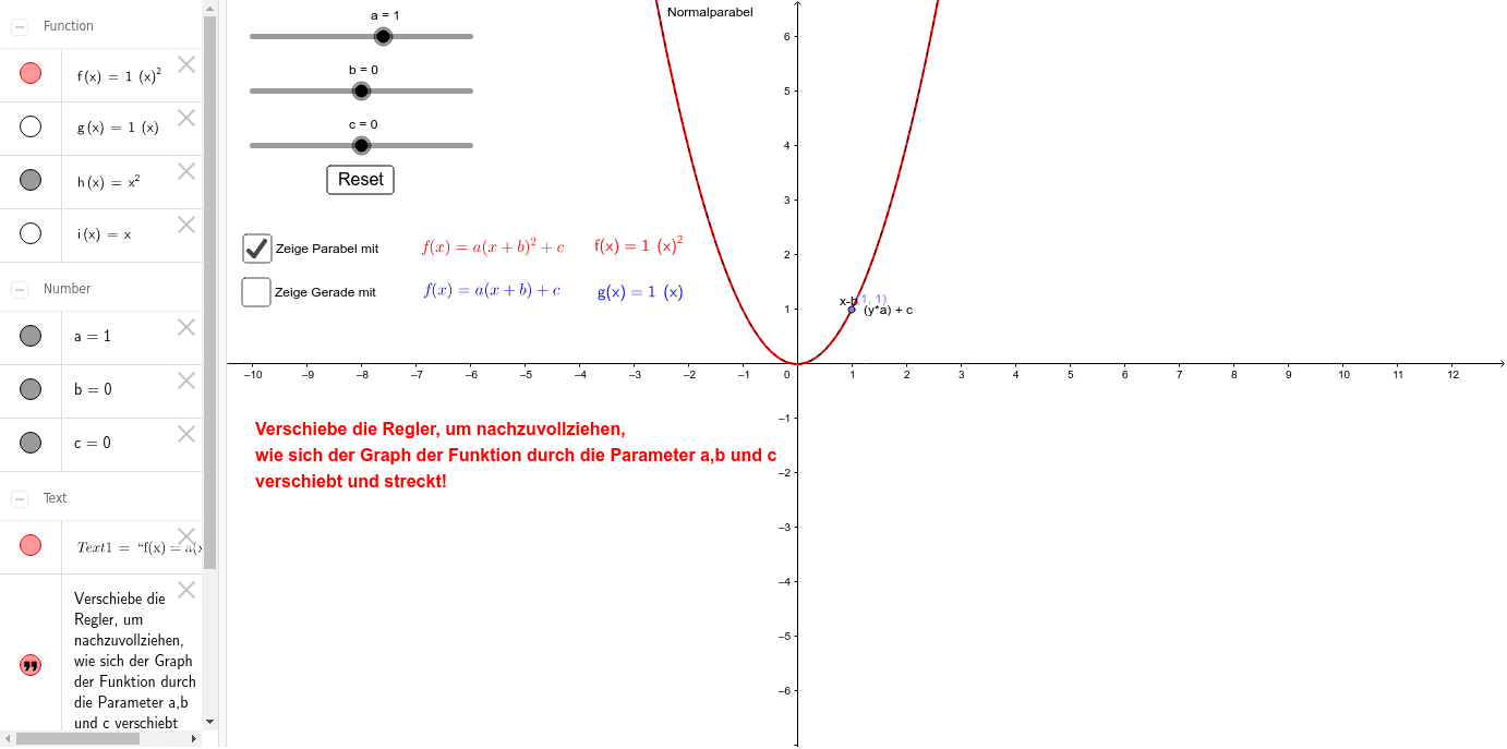 GeoGebra Applet