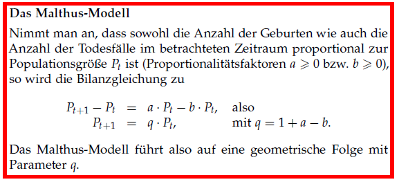 Hilfe - Zusammenfassung Malthus-Modell