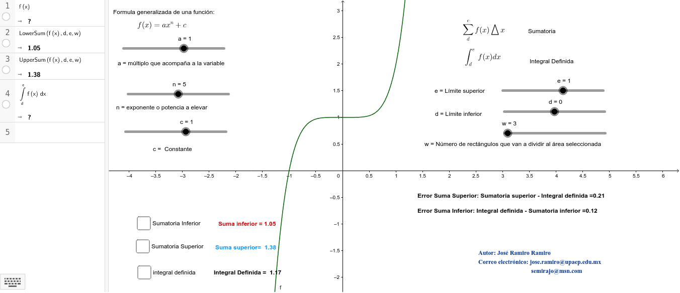 GeoGebra Applet