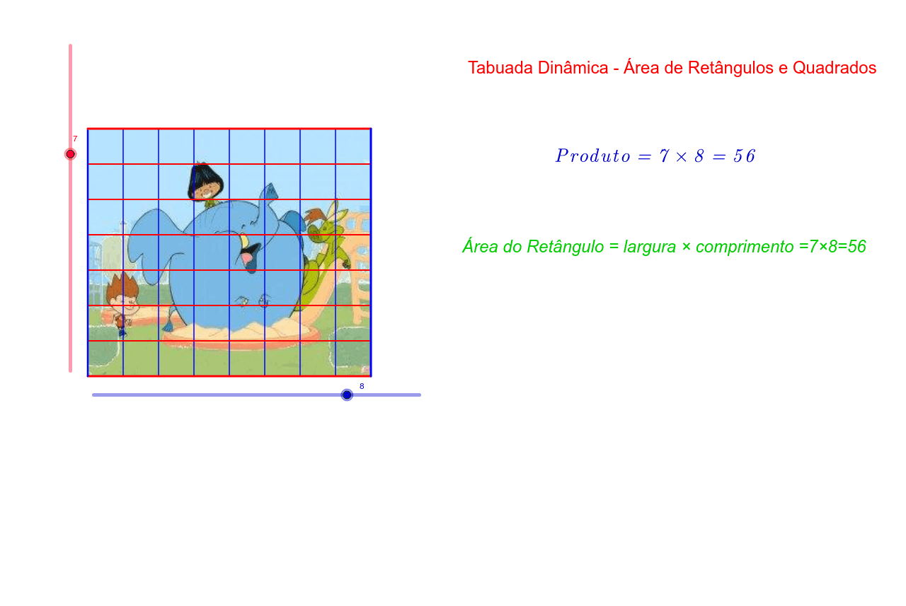 Tabuada no GeoGebra​