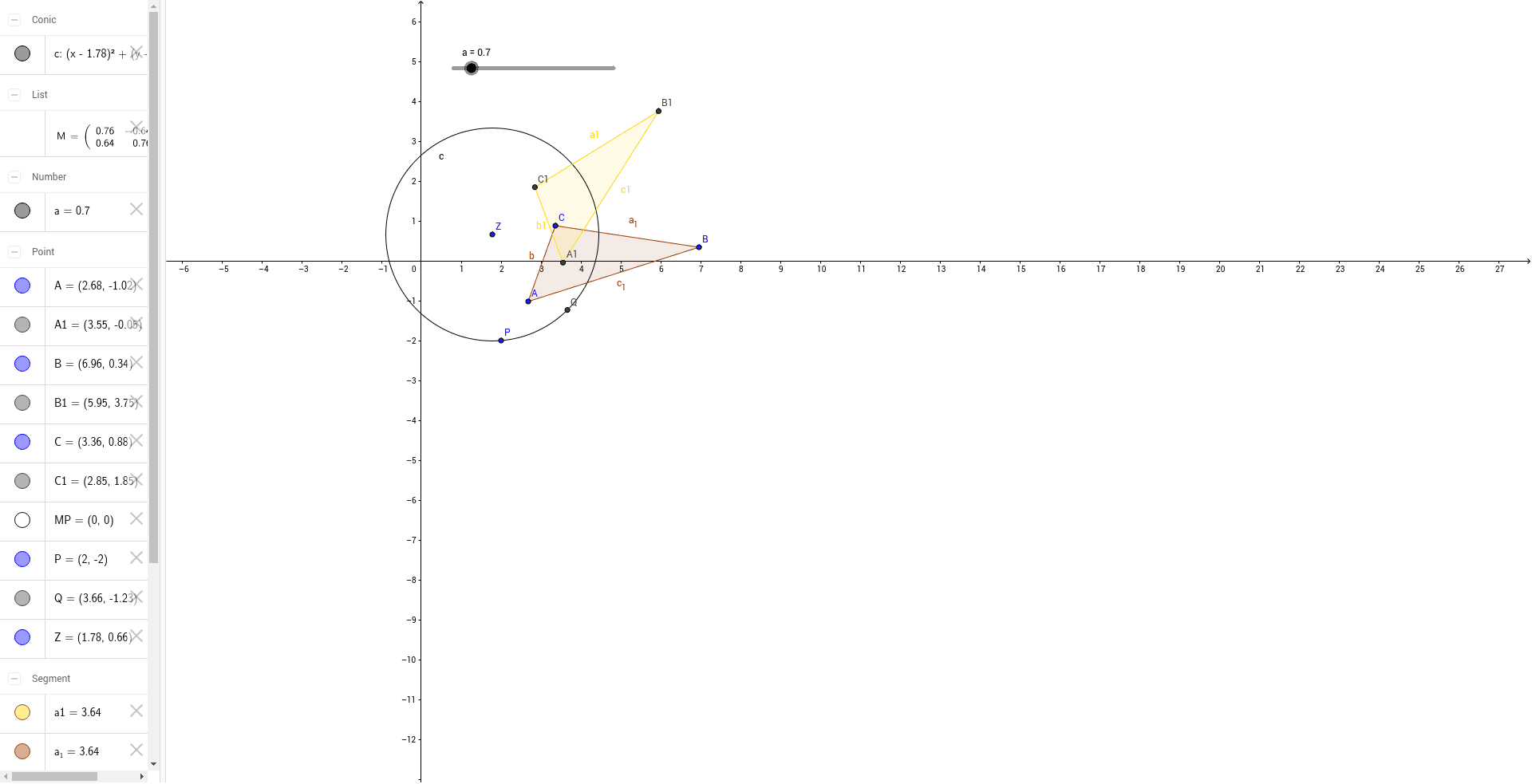 GeoGebra Applet