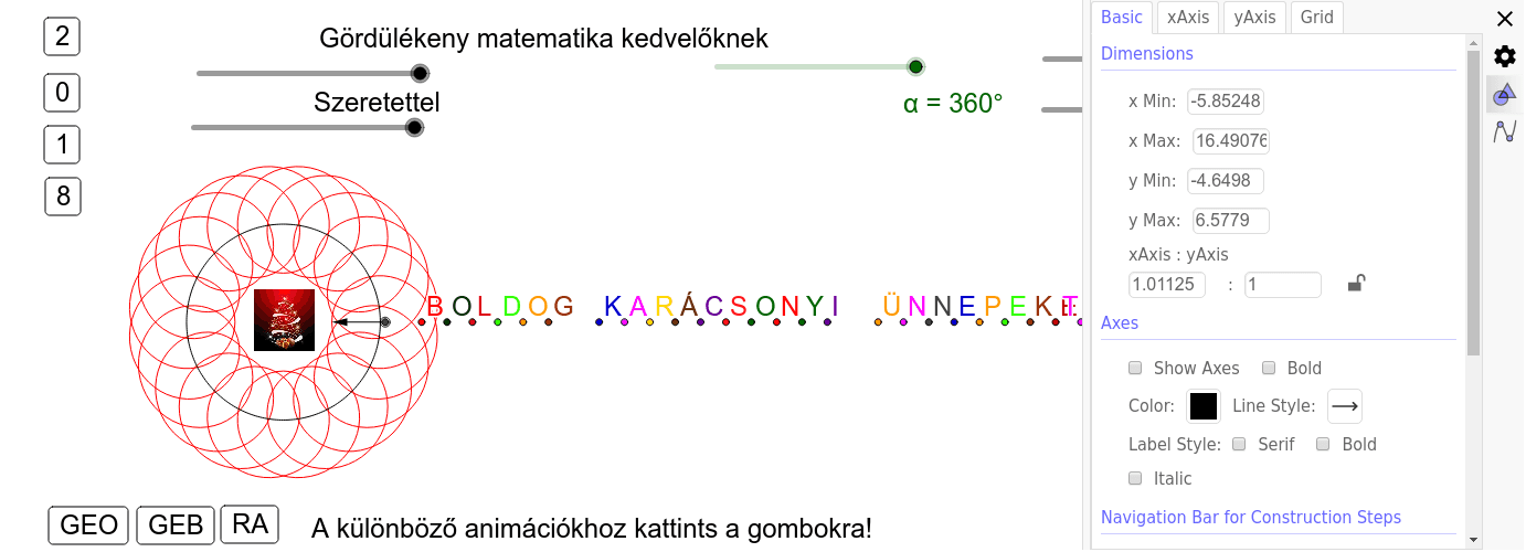 GeoGebra Applet