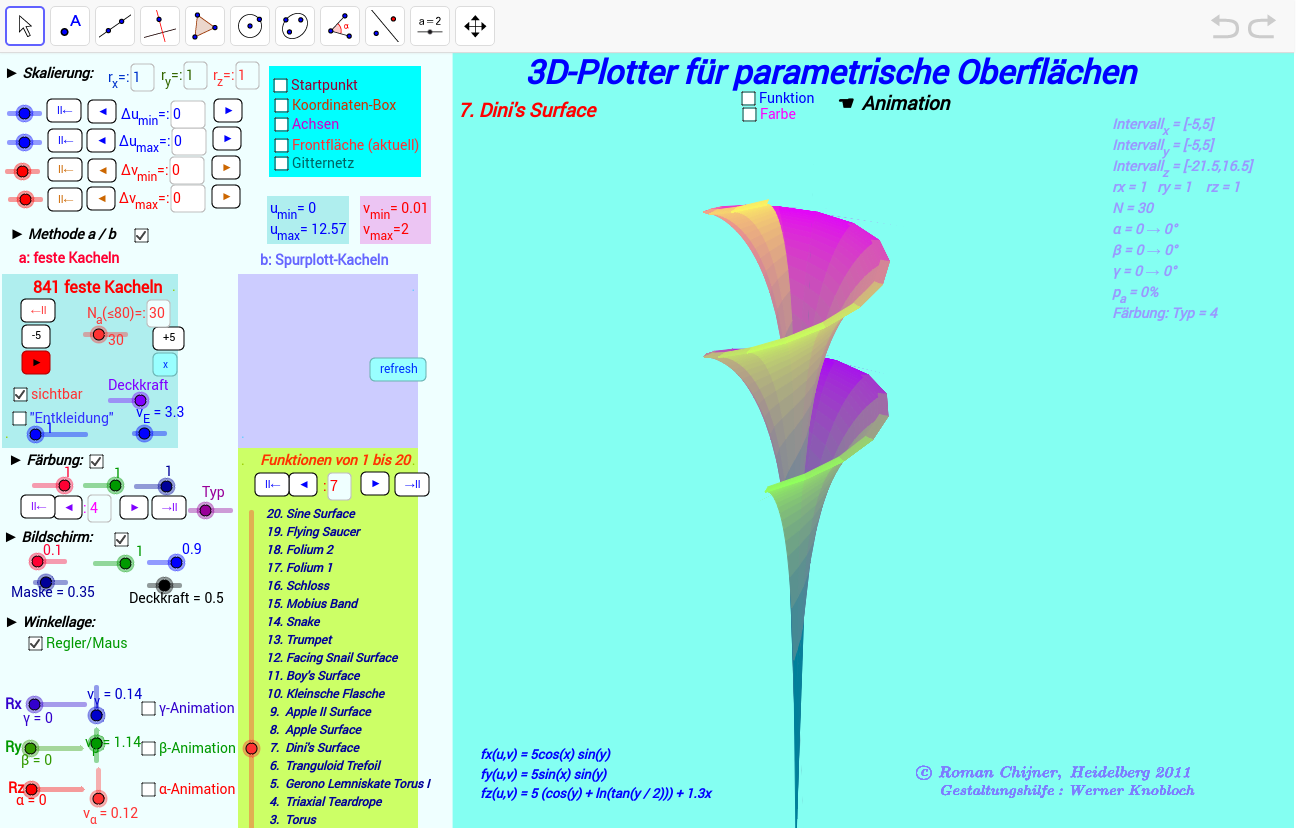 GeoGebra Applet
