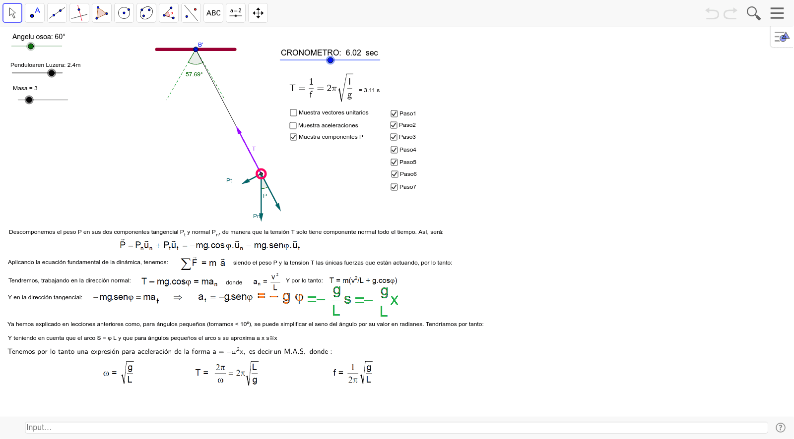 GeoGebra Applet