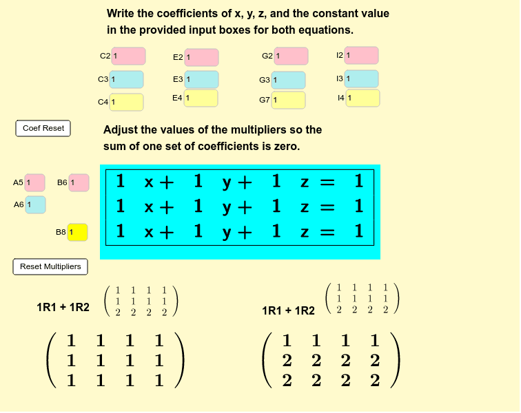 GeoGebra Applet