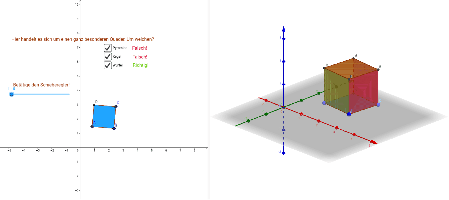 GeoGebra Applet